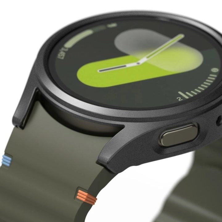 Ringke plonas dėklas ir grūdinto stiklo apsauga Samsung Galaxy Watch 7 44mm – juodas