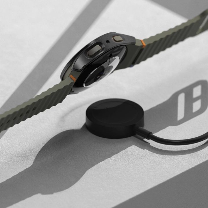 Ringke plonas dėklas ir grūdinto stiklo apsauga Samsung Galaxy Watch 7 44mm – juodas