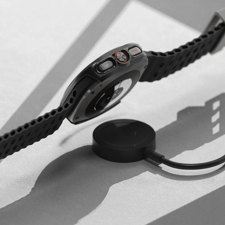 Ringke plonas dėklas ir grūdinto stiklo apsauga Samsung Galaxy Watch Ultra 47mm – juodas