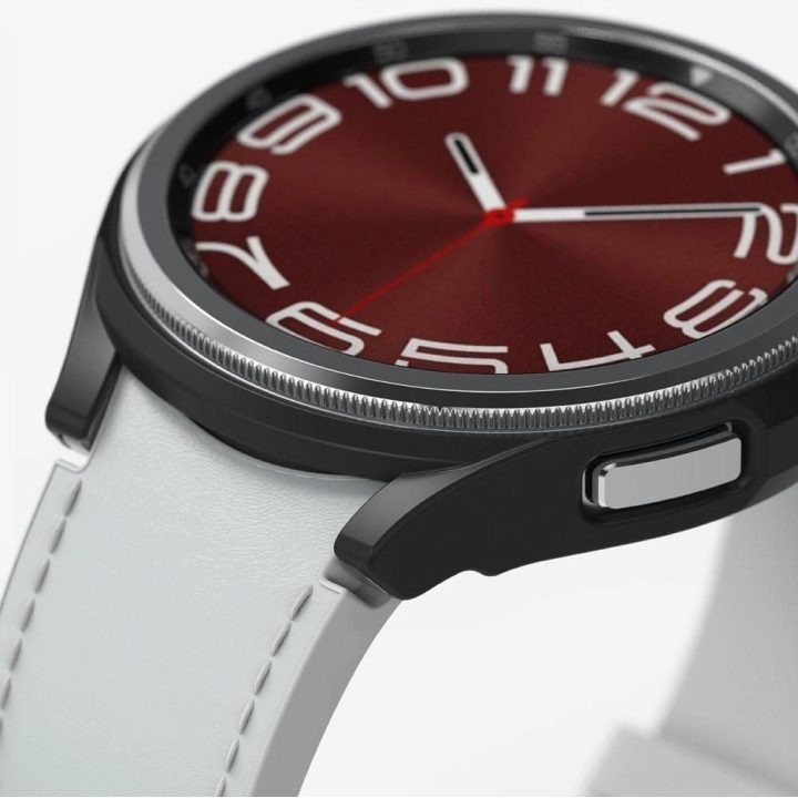 Ringke Slim dėklų rinkinys (2 vnt.) Samsung Galaxy Watch 6 Classic 43 mm – juodas ir skaidrus