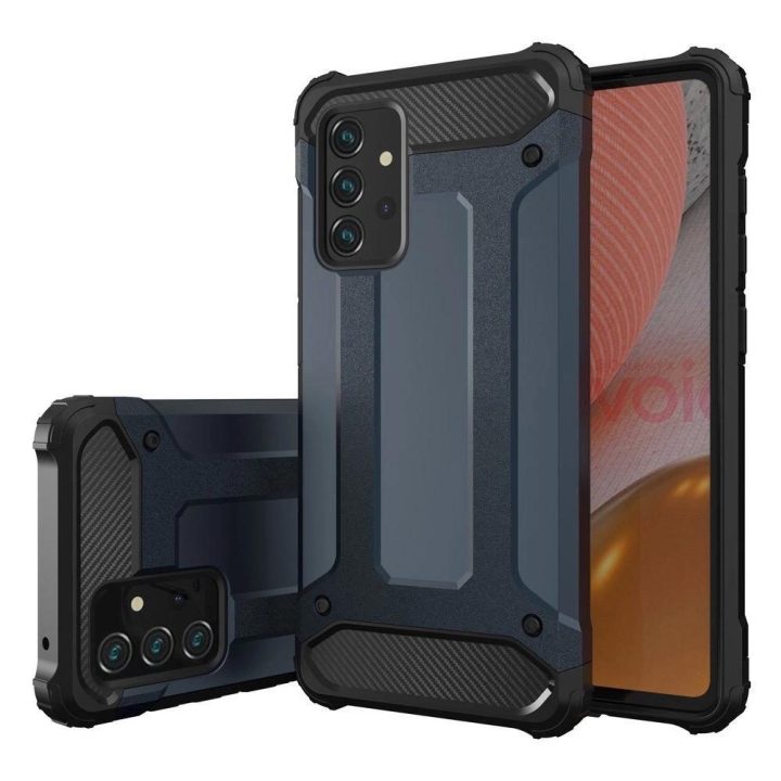 Hibridinis šarvuotas dėklas Samsung Galaxy A26 – mėlynas