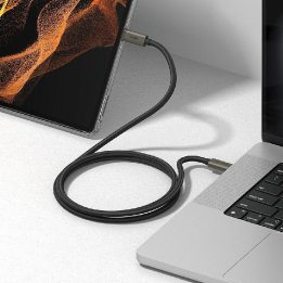 Ringke USB-C 3.2 Gen 2 kabelis 240W, 200 cm, juodas