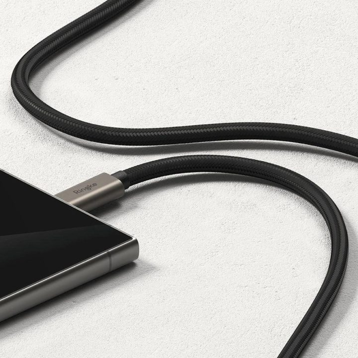 Ringke USB-C 3.2 Gen 2 kabelis 240W, 200 cm, juodas