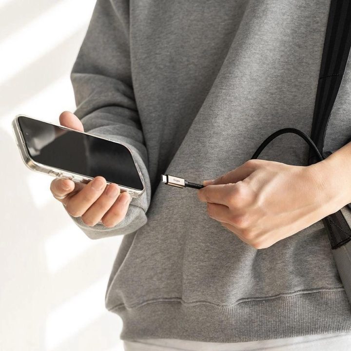 Ringke USB-C 3.2 Gen 2 kabelis 240W, 200 cm, juodas