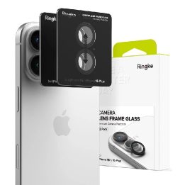 Ringke kamerų apsauga (2 vnt.) iPhone 16 / 16 Plus – juoda