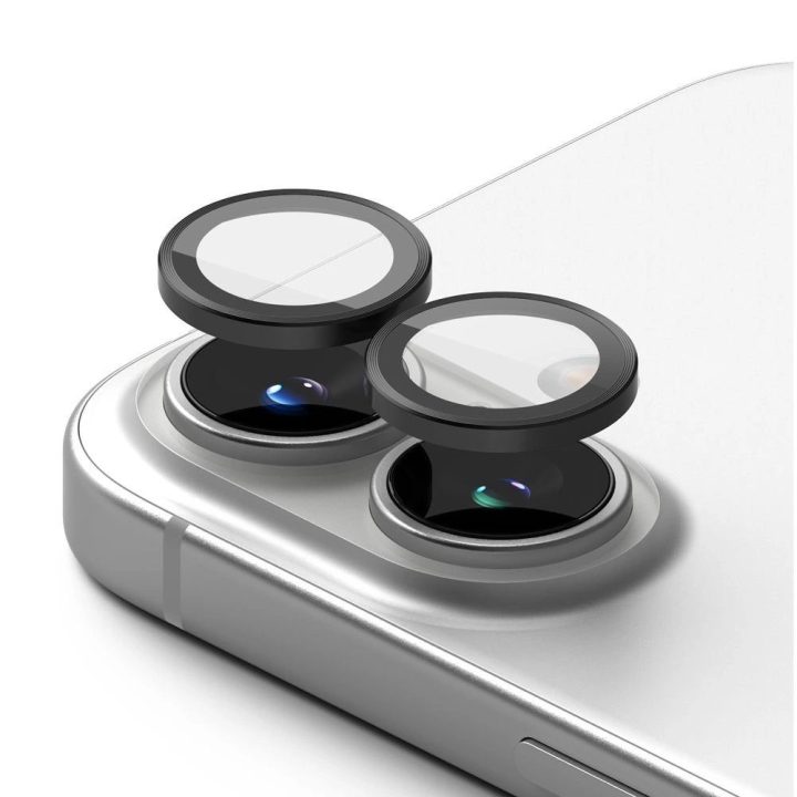 Ringke kamerų apsauga (2 vnt.) iPhone 16 / 16 Plus – juoda