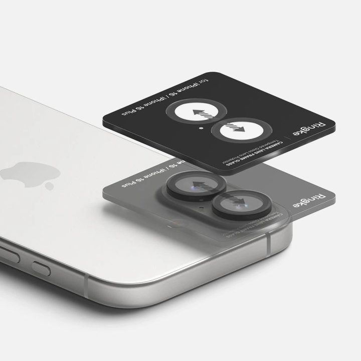 Ringke kamerų apsauga (2 vnt.) iPhone 16 / 16 Plus – juoda