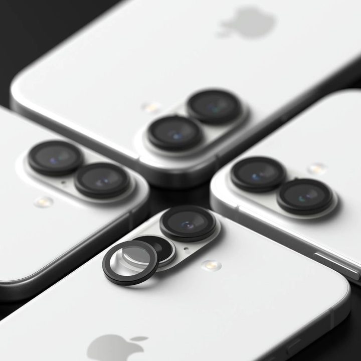 Ringke kamerų apsauga (2 vnt.) iPhone 16 / 16 Plus – juoda