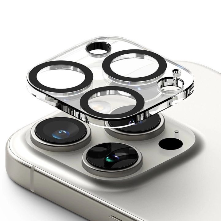 Grūdintas Stiklas iPhone 16 Pro / 16 Pro Max Kameros Apsaugai (2 vnt.)