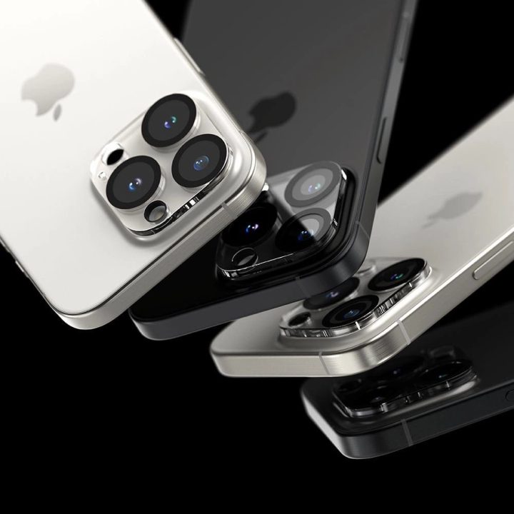 Grūdintas Stiklas iPhone 16 Pro / 16 Pro Max Kameros Apsaugai (2 vnt.)