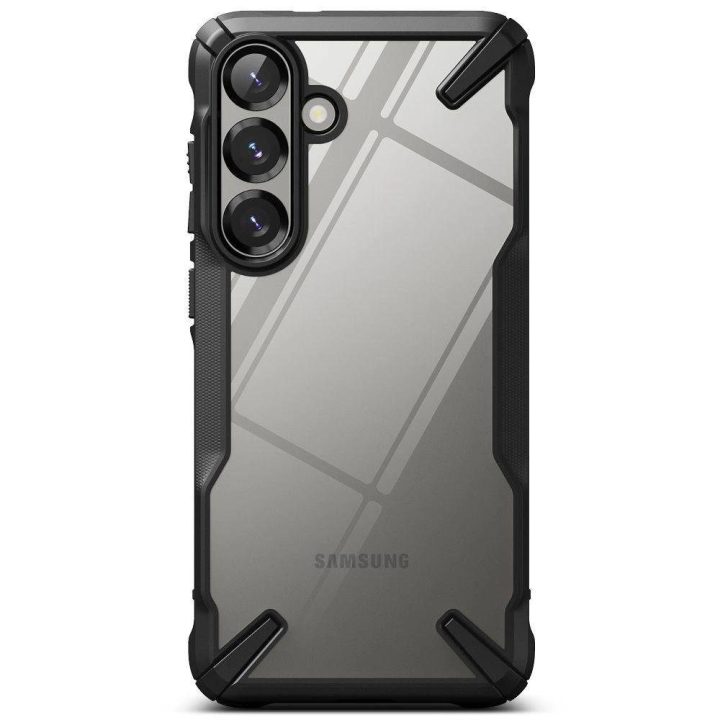 Ringke Fusion X dėklas Samsung Galaxy S25+ – juodas