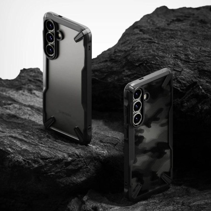 Ringke Fusion X dėklas Samsung Galaxy S25+ – juodas
