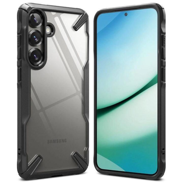 Ringke Fusion X dėklas Samsung Galaxy S25+ – juodas