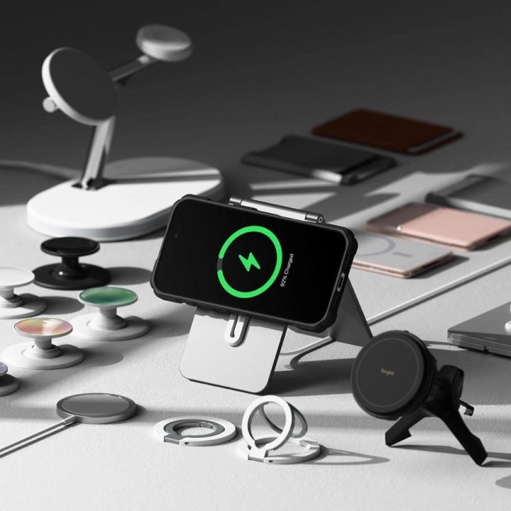Ringke tvirtas MagSafe dėklas iPhone 16 Pro – juodas