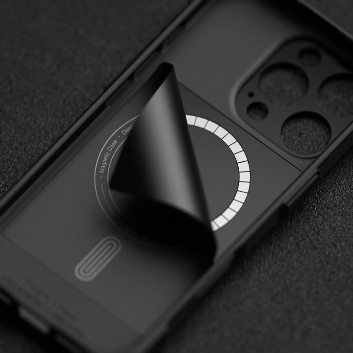 Ringke tvirtas MagSafe dėklas iPhone 16 Pro – juodas