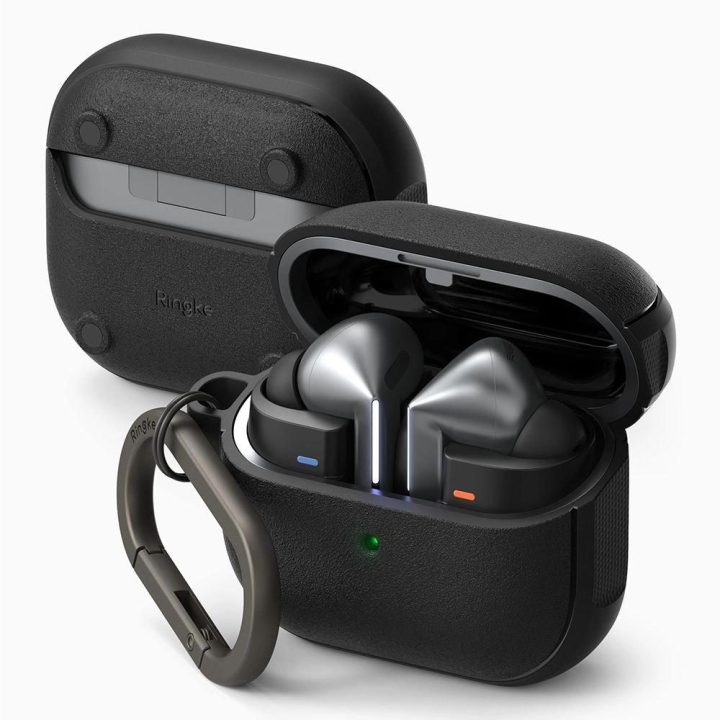 Dėklas Ringke Onyx MagSafe, skirtas Samsung Galaxy Buds 3 / 3 Pro (juodas)