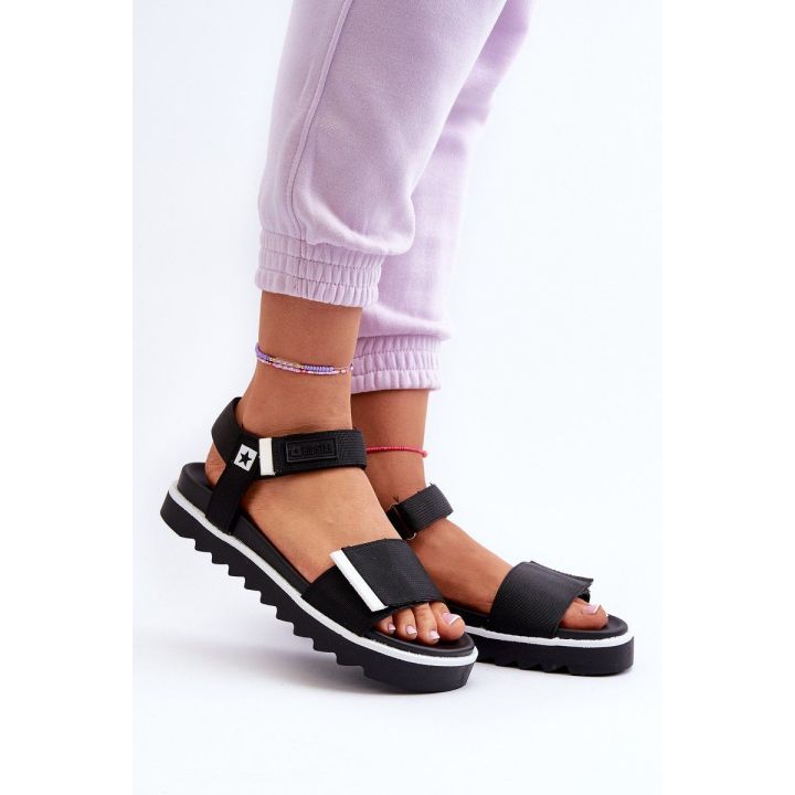 Moteriški platforminiai sandalai Big Star NN274778 Black