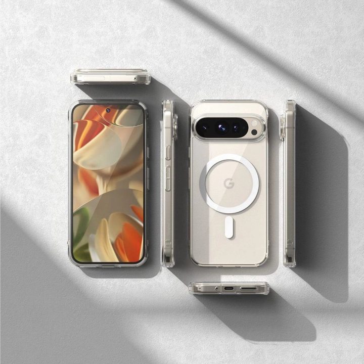 Ringke Fusion skaidrus dėklas su MagSafe Google Pixel 9 / 9 Pro
