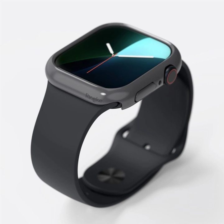 Dėklas Apple Watch 10 46mm – Skaidrus ir Matinė Juoda