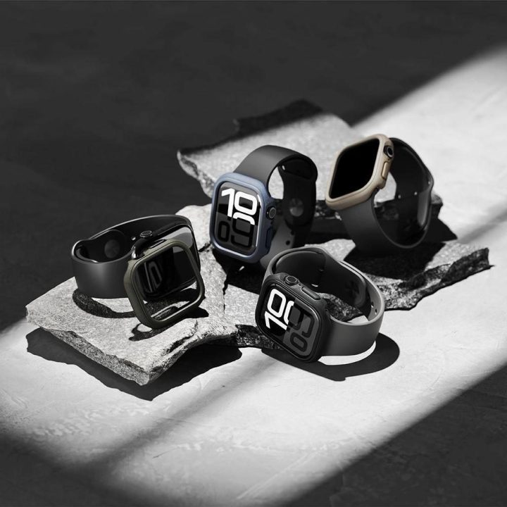 Žalias dėklas Ringke Onyx Apple Watch 10 46mm