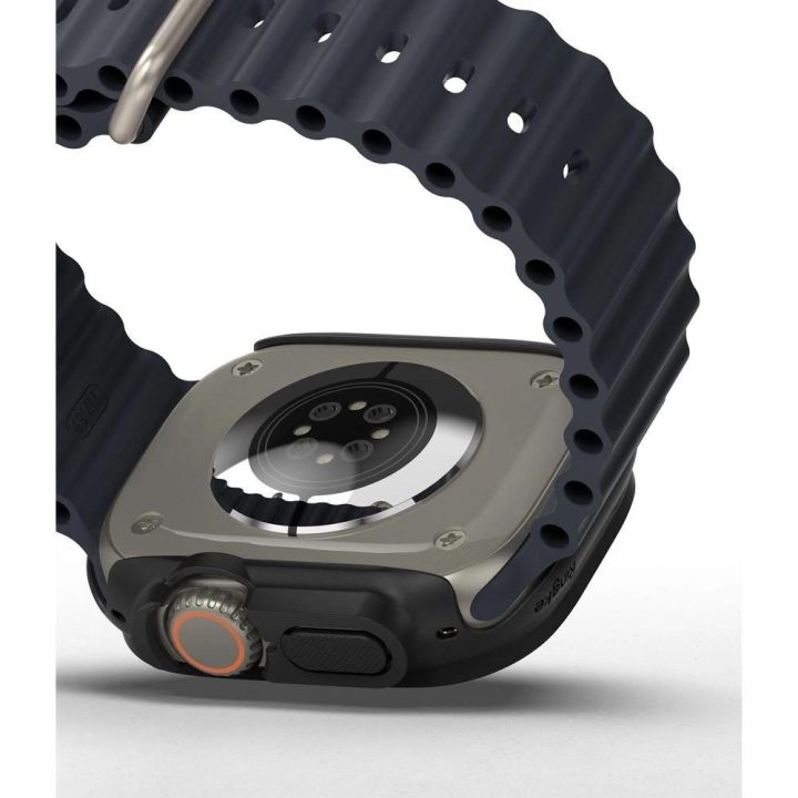 2 vnt. dėklas Apple Watch Ultra“ 1/2 (49 mm) – skaidrus ir matinės juodos spalvos