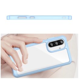Mėlynas Outer Space dėklas Samsung Galaxy A56 su elastingu rėmeliu