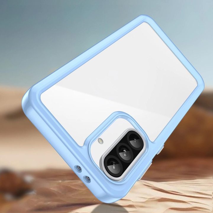 Mėlynas Outer Space dėklas Samsung Galaxy A56 su elastingu rėmeliu