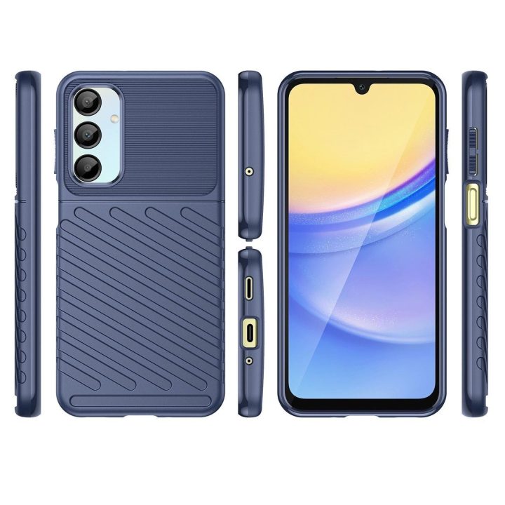 Tvirtas silikoninis dėklas Thunder Case Samsung Galaxy A26 - mėlynas