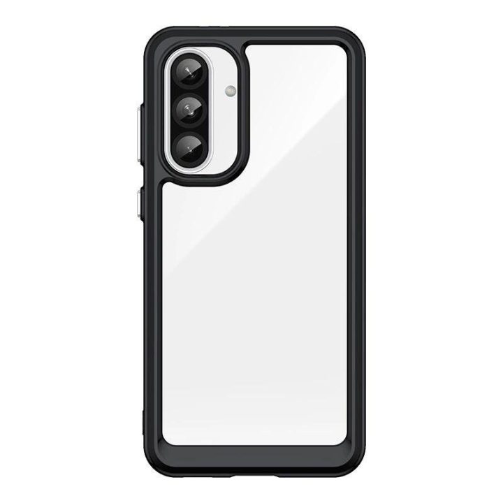 Dėklas Outer Space Case skirtas Samsung Galaxy A36 – juodos spalvos