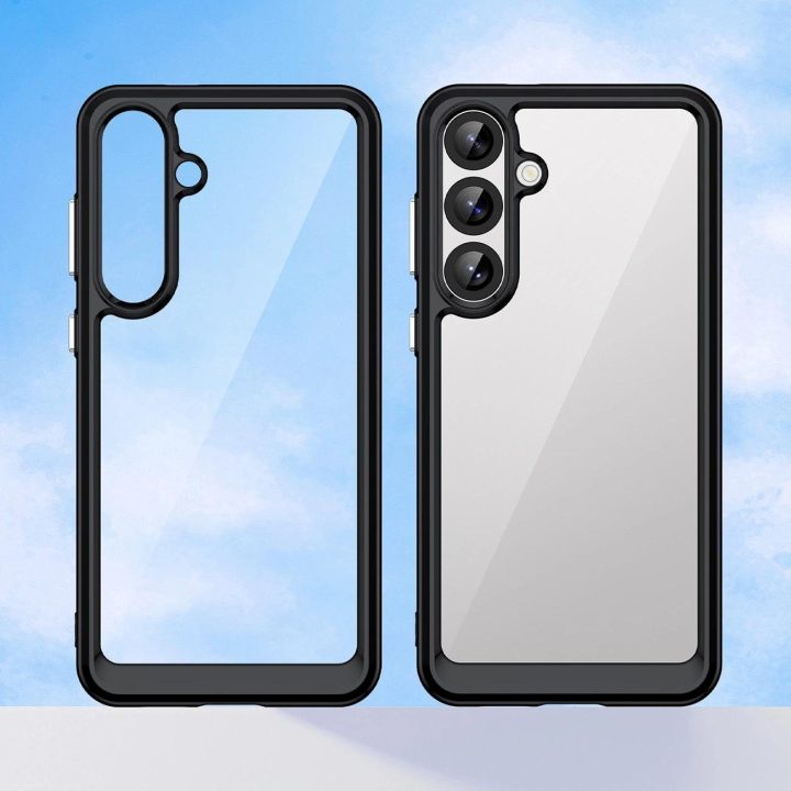 Dėklas Outer Space Case skirtas Samsung Galaxy A36 – juodos spalvos