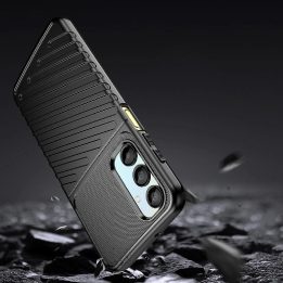 Samsung Galaxy A26 silikoninis šarvuotas dėklas Thunder Case - juodas