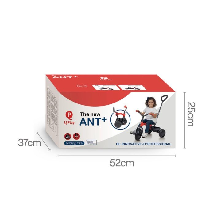 Triratukas Milly Mally Qplay Ant Plus (geltonas)