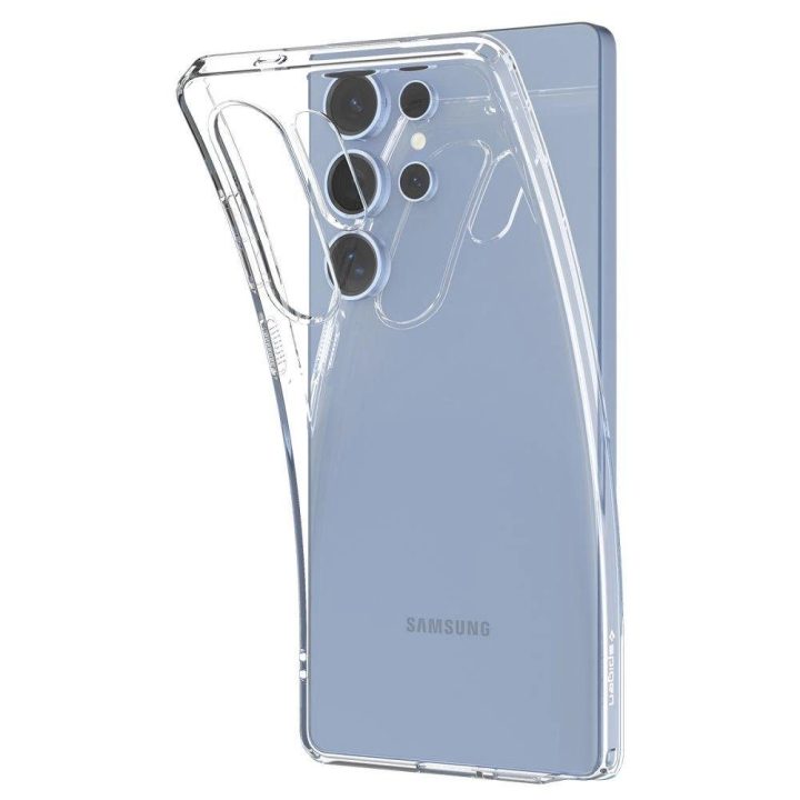 Skaidrus Spigen Liquid Crystal dėklas Samsung Galaxy S25 Ultra telefonui