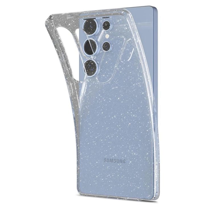 Skaidrus blizgus Spigen Liquid Crystal dėklas Samsung Galaxy S25 Ultra