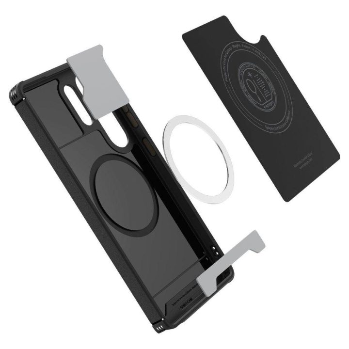 Spigen Core Armor Mag dėklas Samsung Galaxy S25 Ultra – juodas
