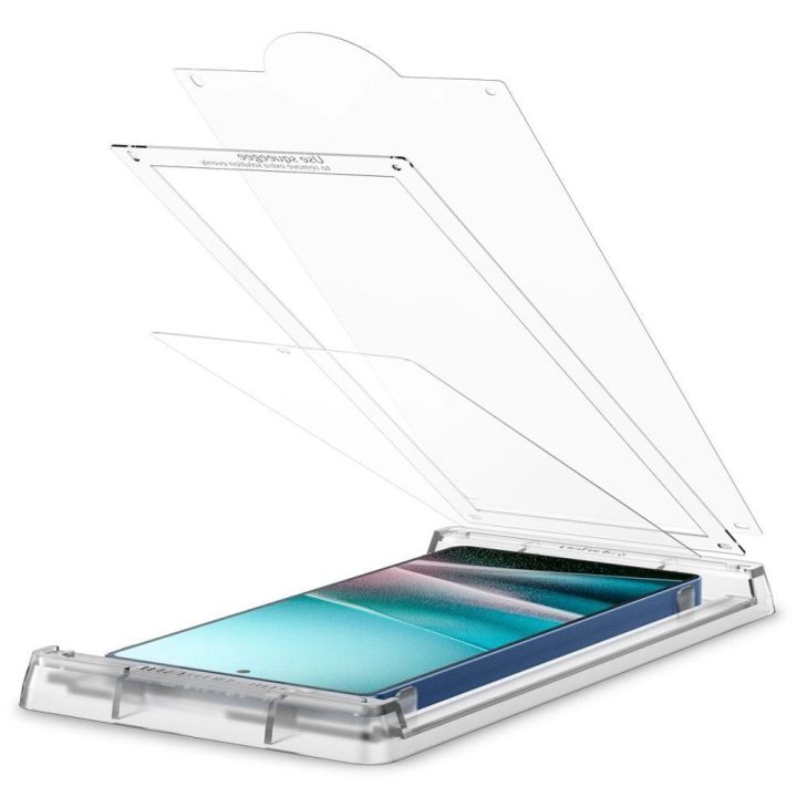 Grūdintas stiklas Spigen Elite Shield EZ FIT Samsung Galaxy S25 Ultra - skaidrus