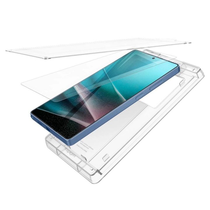 Grūdintas stiklas Spigen Elite Shield EZ FIT Samsung Galaxy S25 Ultra - skaidrus