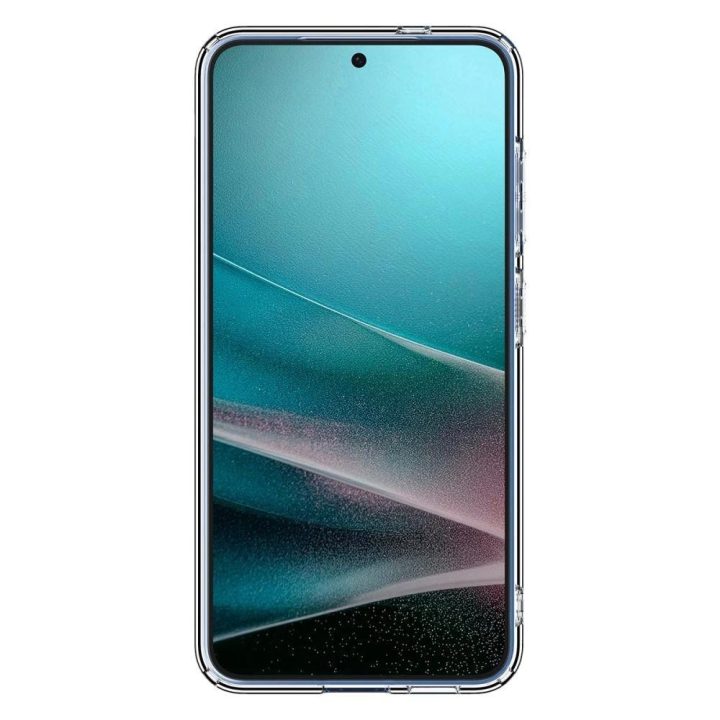 Skaidrus Spigen Liquid Crystal dėklas Samsung Galaxy S25 telefonui