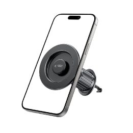 Magnetinis automobilinis telefono laikiklis N58 MagSafe tvirtinimui prie ventiliacijos grotelių - juodas