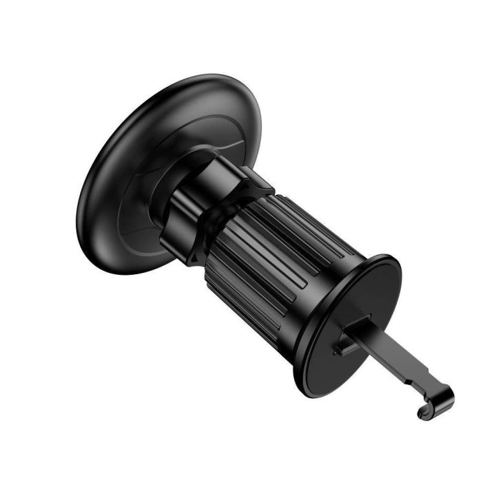 Magnetinis automobilinis telefono laikiklis N58 MagSafe tvirtinimui prie ventiliacijos grotelių - juodas