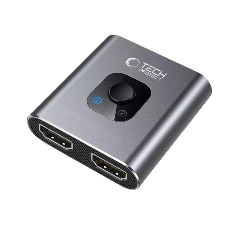 Tech C HUB adapteris su HDMI 4K 60Hz - pilkas