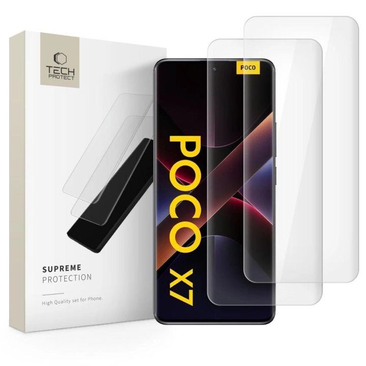Grūdintas stiklas Supreme Xiaomi Redmi Note 14 Pro / 14 Pro+ 5G / Poco X7 5G - skaidrus