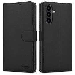 piniginės dėklas Samsung Galaxy A36 5G - matinė juoda
