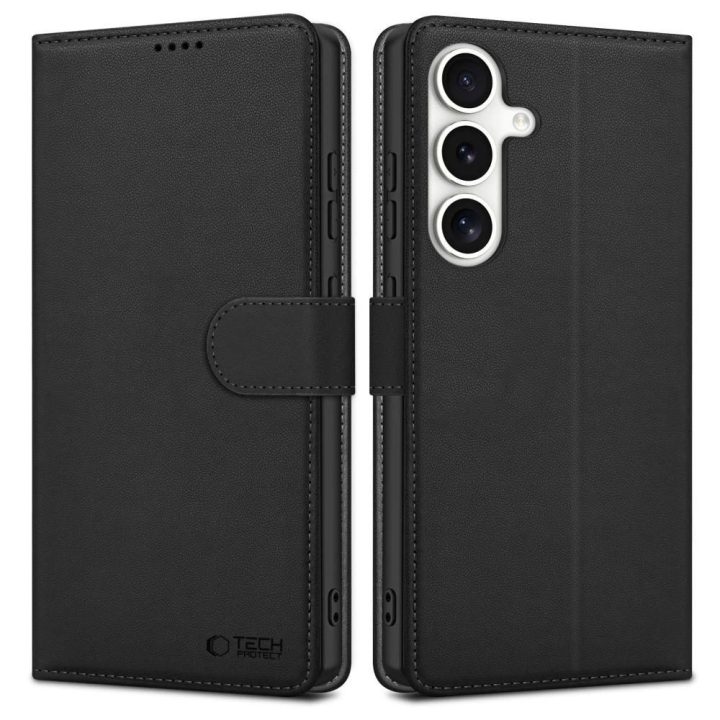 Samsung Galaxy S25 dėklas Wallet, juodas