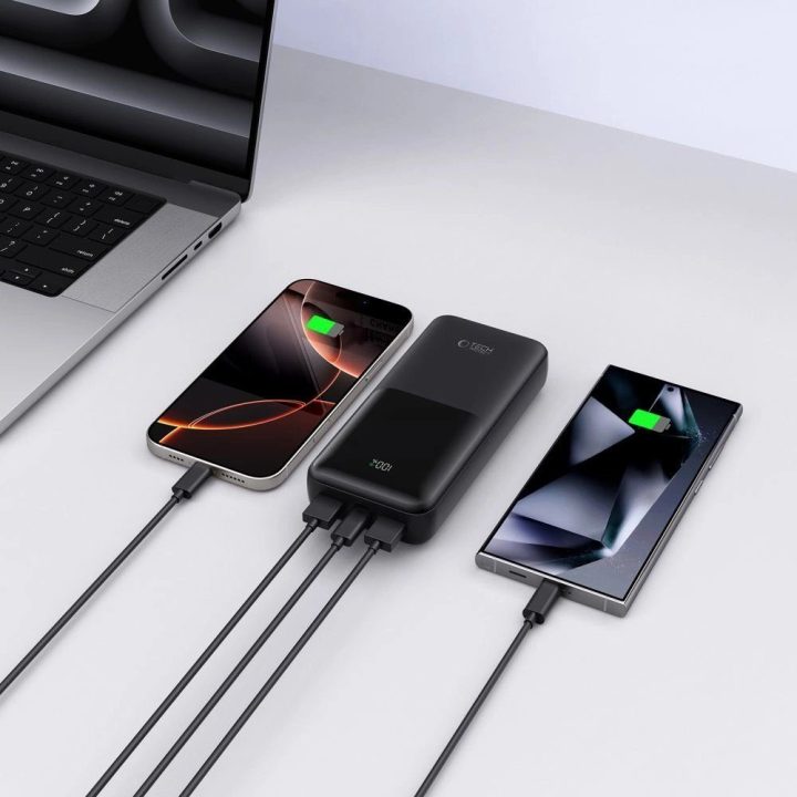 Išorinė baterija PB02 20000mAh 22.5W juoda