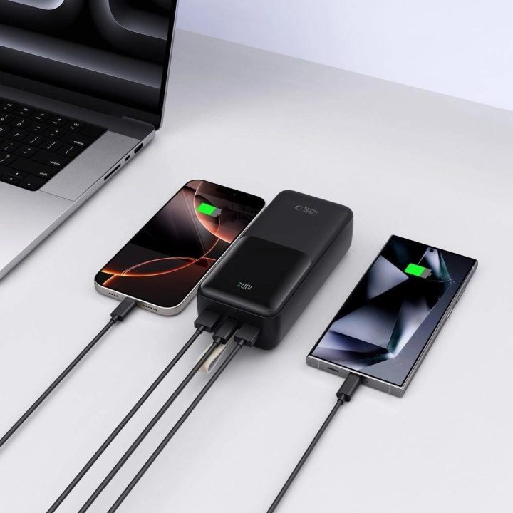 Išorinė baterija PB03 30000mAh 22.5W juoda