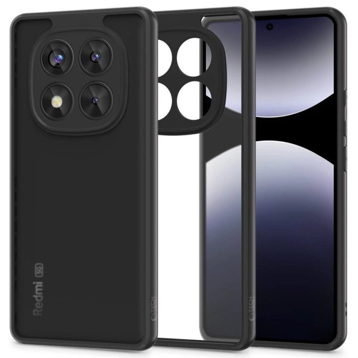 Magnetinis MagMat“ dėklas Xiaomi Redmi Note 14 Pro 5G / Poco X7 5G, juodas