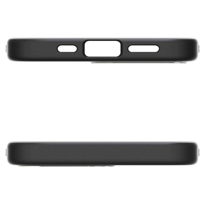 Spigen Enzo Aramid magnetinis dėklas iPhone SE 4 (2025) – juodas