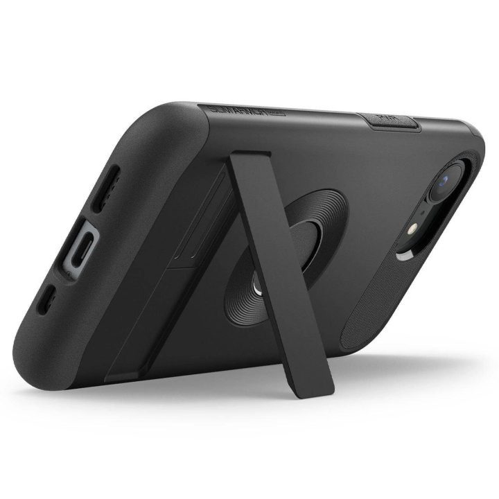 Spigen Slim Armor MagSafe dėklas iPhone SE 4 (2025) – juodas