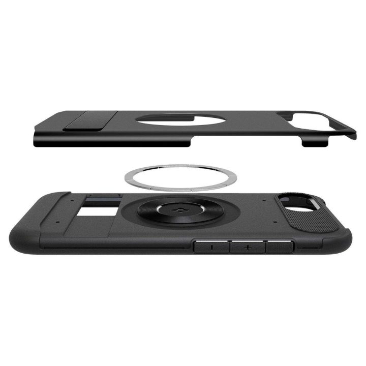 Spigen Slim Armor MagSafe dėklas iPhone SE 4 (2025) – juodas